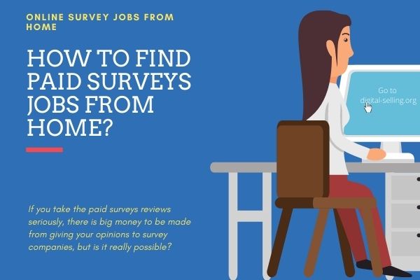 Paid surveys jobs