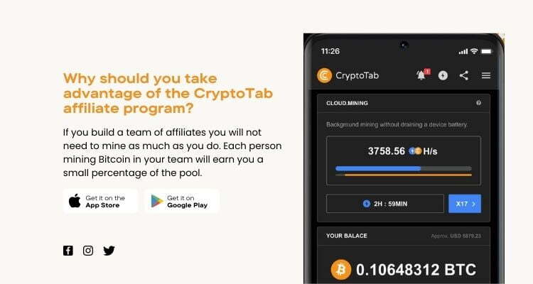 CryptoTab affiliate