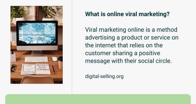 Online viral marketing