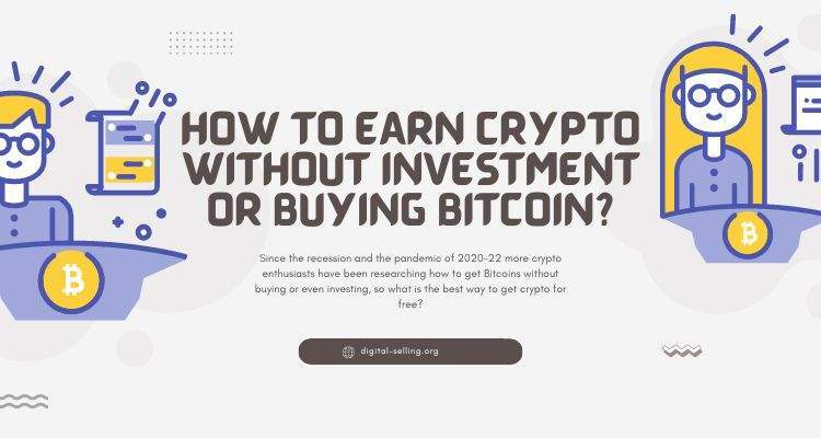 How to earn crypto without investment