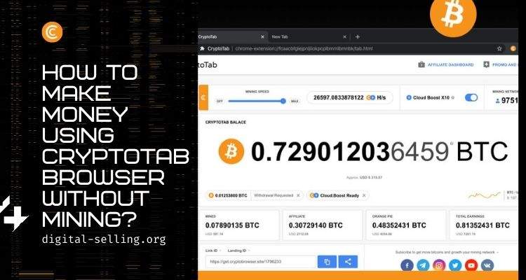 How to make money from CryptoTab browser