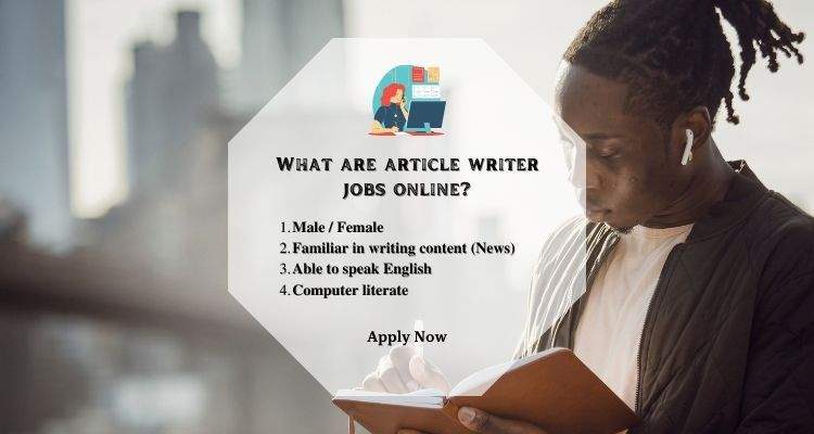 Job for writers online