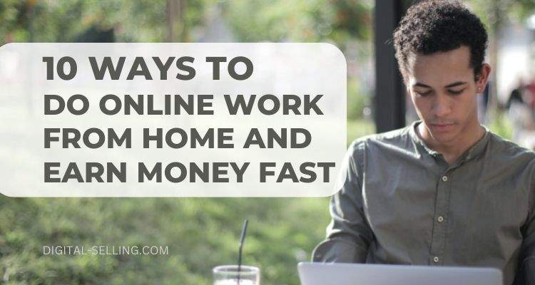 Online work from home and earn money
