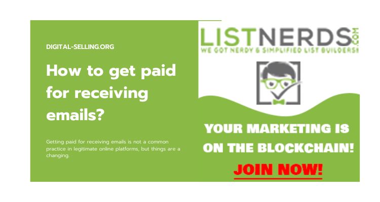 Get paid for receiving emails