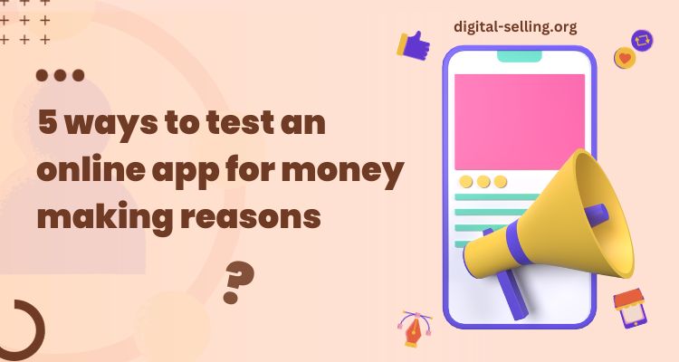 Online app for money making