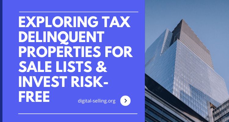 Tax delinquent properties for sale lists