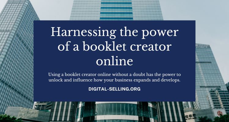 Booklet creator online