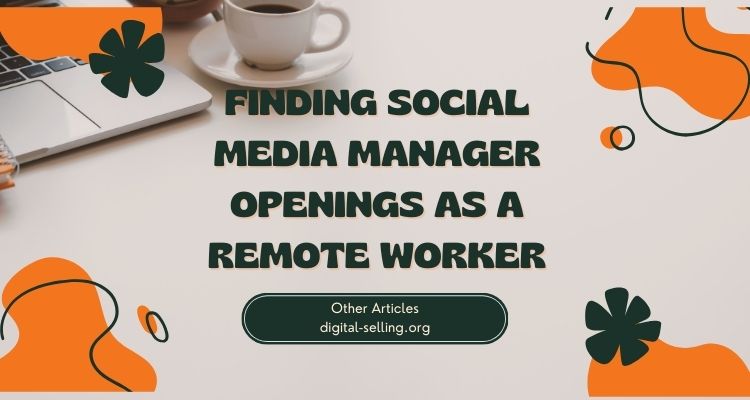 Social media manager openings