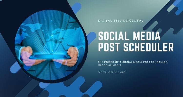 Social media post scheduler